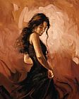Flamenco Dancer Carmen painting